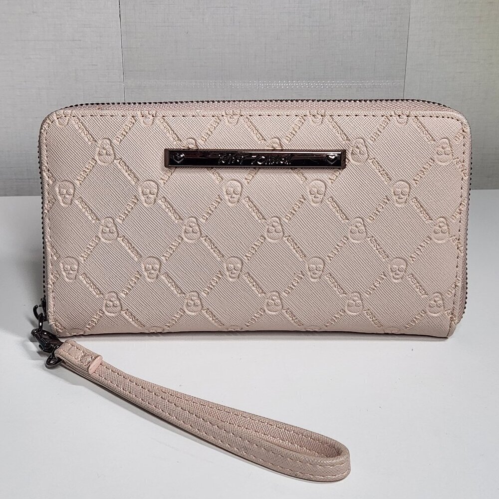 Betsey Johnson Women's Wristlet Wallet Blush Pink